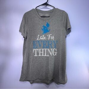Disney Parks Disney Boutique Late for Everything t-shirt - Size M NWT
